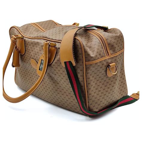 sac de voyage gucci vintage|Gucci pre owned bags.